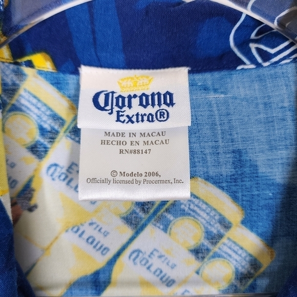 CORONA EXTRA BUTTON FRONT SHIRT - Picture 6 of 7